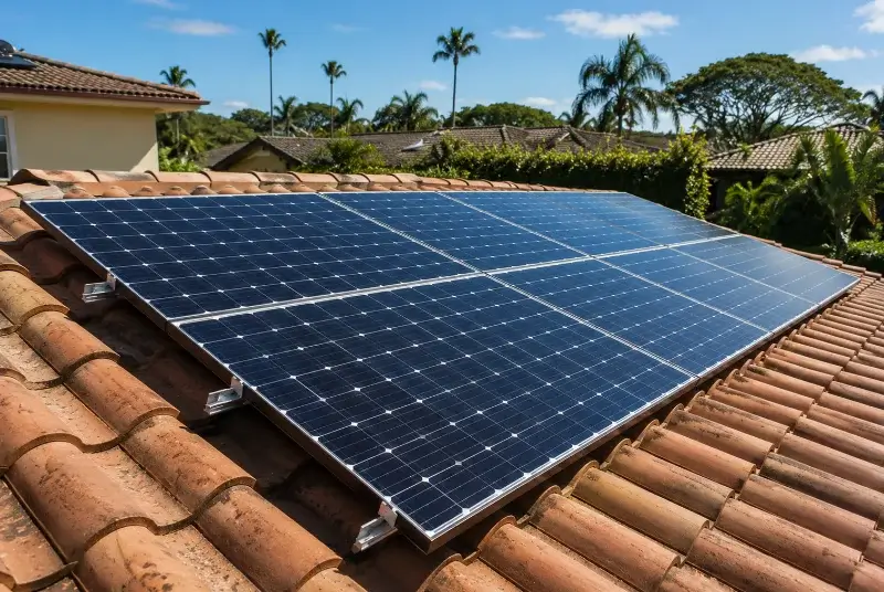 Installation de panneaux solaires à Montpeyroux